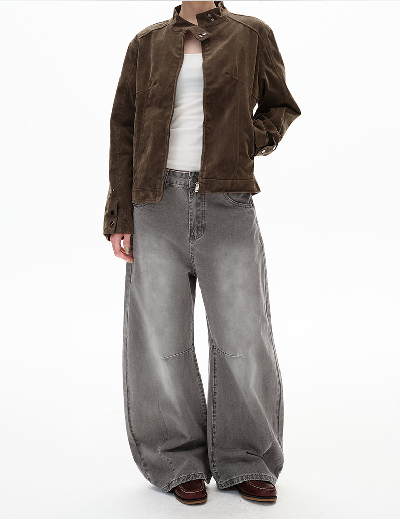 MADWITCH VINTAGE SLUNG JEANS #F9058