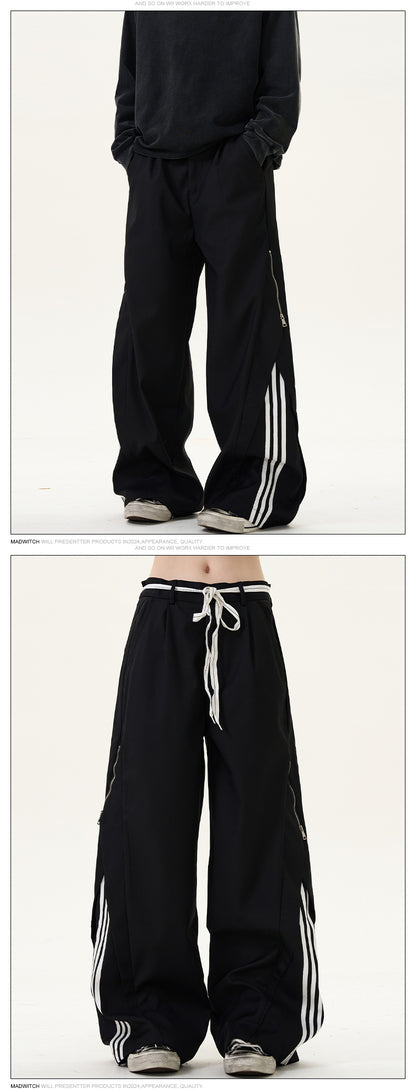 MADWITCH SIDE ZIPPER CASUAL PANTS #NR1249