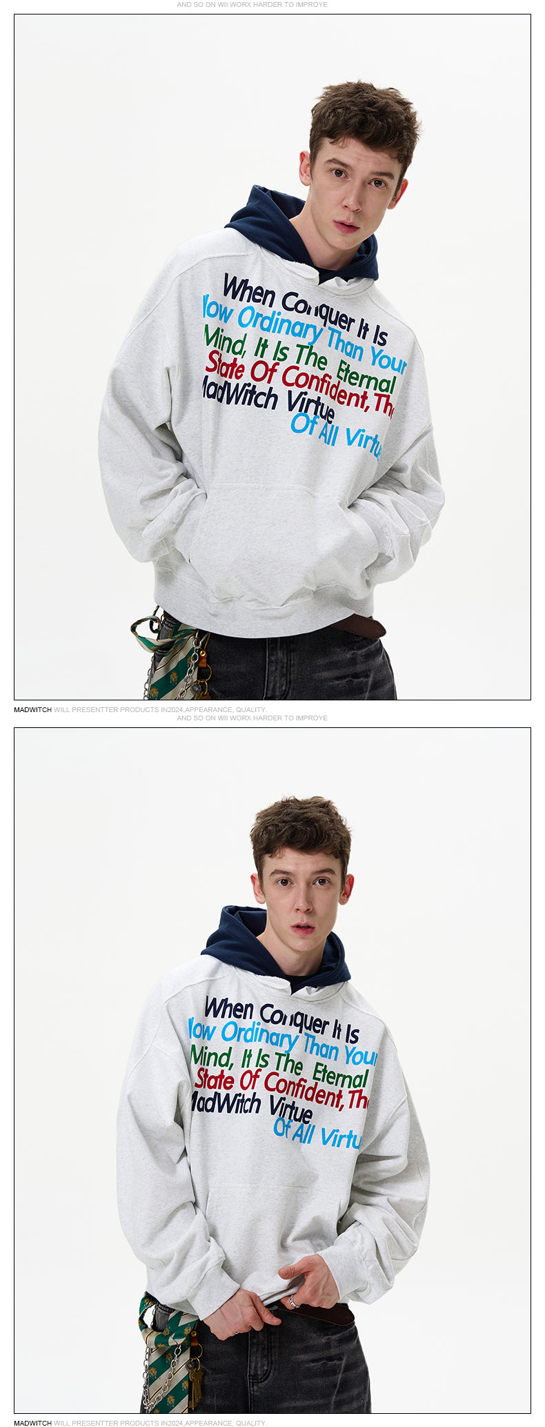 MADWITCH HOODED SWEATSHIRT #MD3606