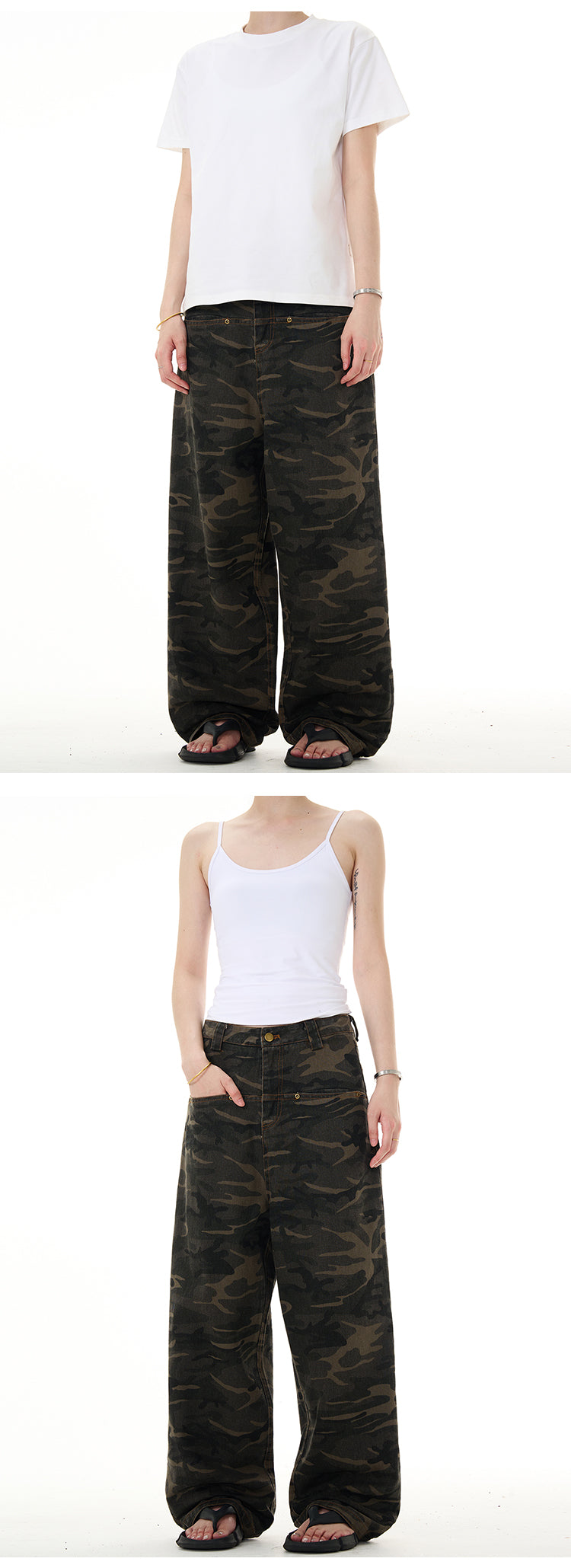 MADWITCH NEW DESIGN CAMO PANTS #C785