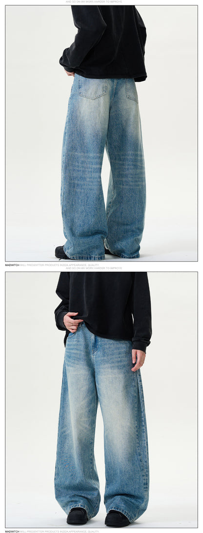 MADWITCH Loose-Fit Water-Washed Denim #K3326