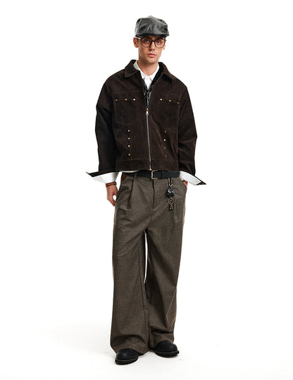 MADWITCH STUD SUEDE JACKET #5079