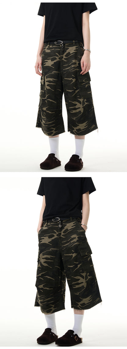 MADWITCH CAMO CARGO SHORTS #DCC766