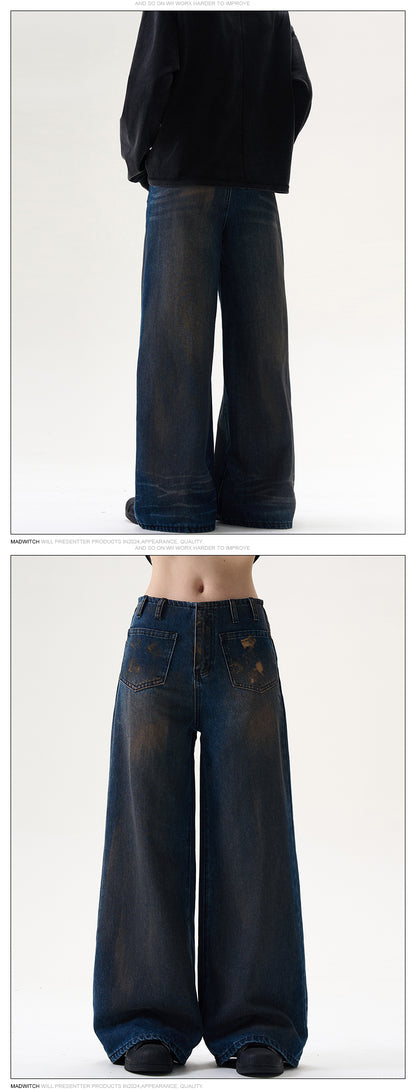 MADWITCH REVERSED DESIGN JEANS #BKJ24130