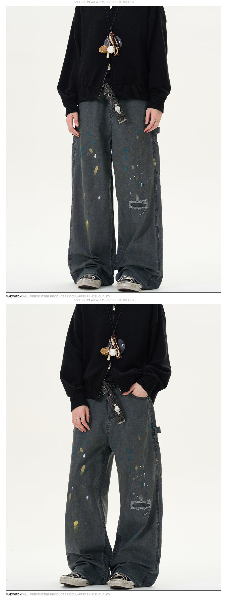 MADWITCH UNISEX LUMBER JEANS #CK9329