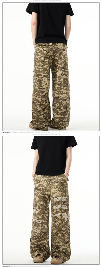 MADWITCH EMBELLISHED CAMO PANTS #WHOA011