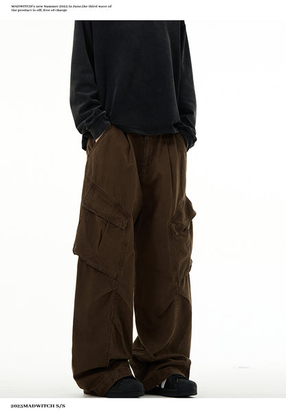 MADWITCH WIDE LEG CASUAL PANTS #KJ6282