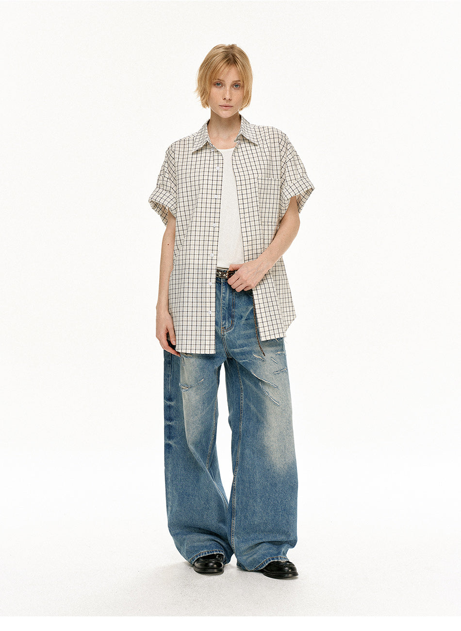 MADWITCH OVERSIZE CASUAL SHIRT #1670