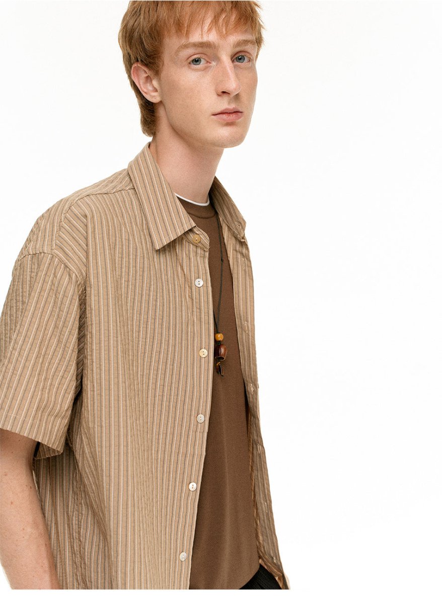 MADWITCH VINTAGE STRIPE RELAXED SHIRT RC119 - MadWitch Store