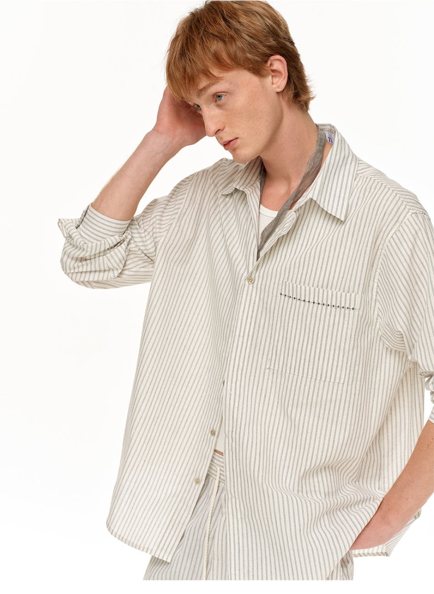 MADWITCH HERITAGE LINEN SHORTS SET 9613 - MadWitch Store