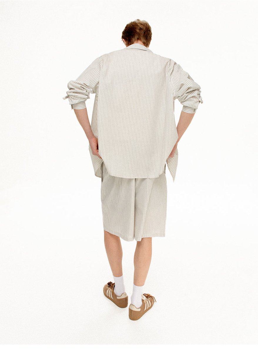 MADWITCH HERITAGE LINEN SHORTS SET 9613 - MadWitch Store