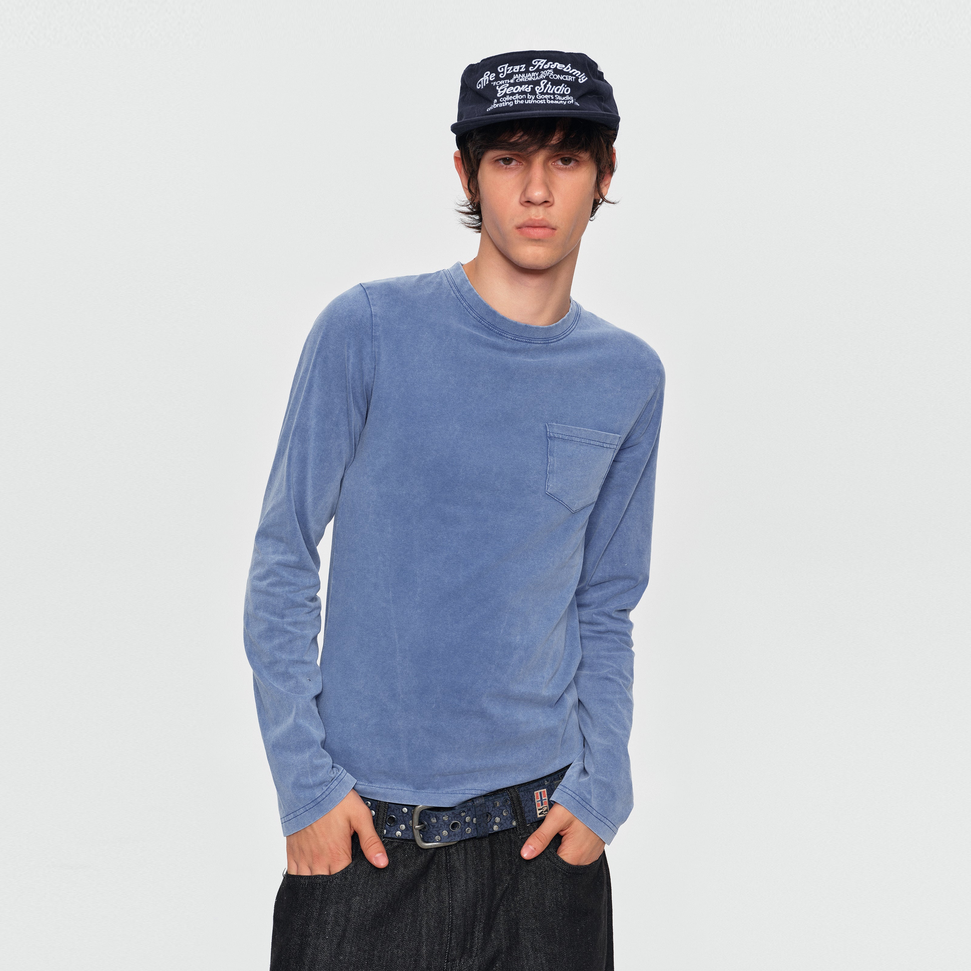 MADWITCH VINTAGE WASHED POCKET TEE #L2026700