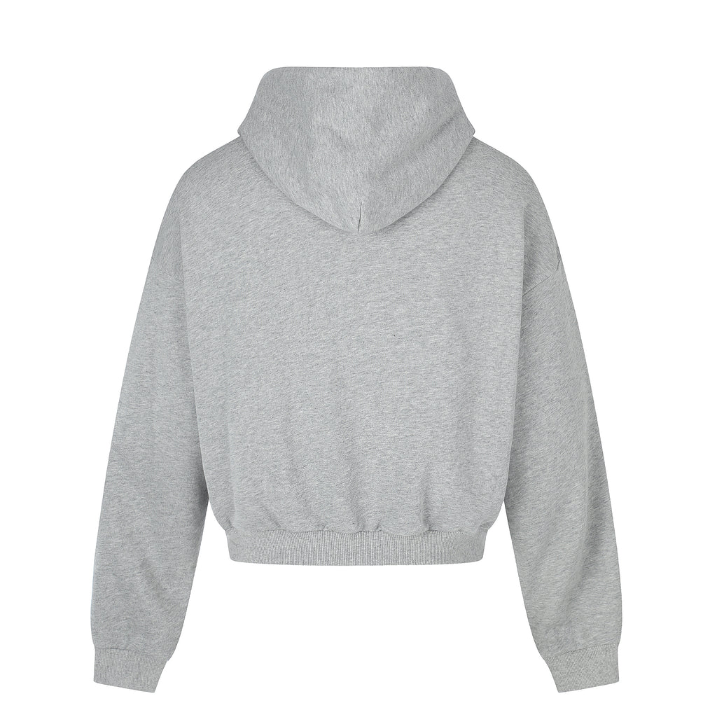 MADWITCH STUDDED-BOW RELAXED ZIP HOODIE #DC0305