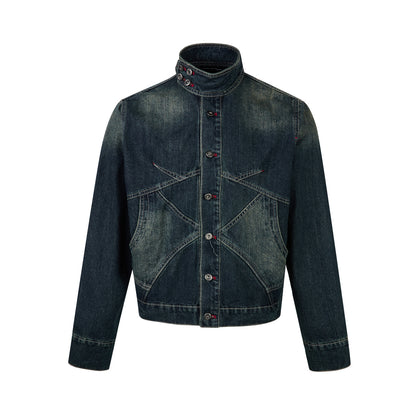 MADWITCH VINTAGE MANDARIN WORK JACKET #DY995