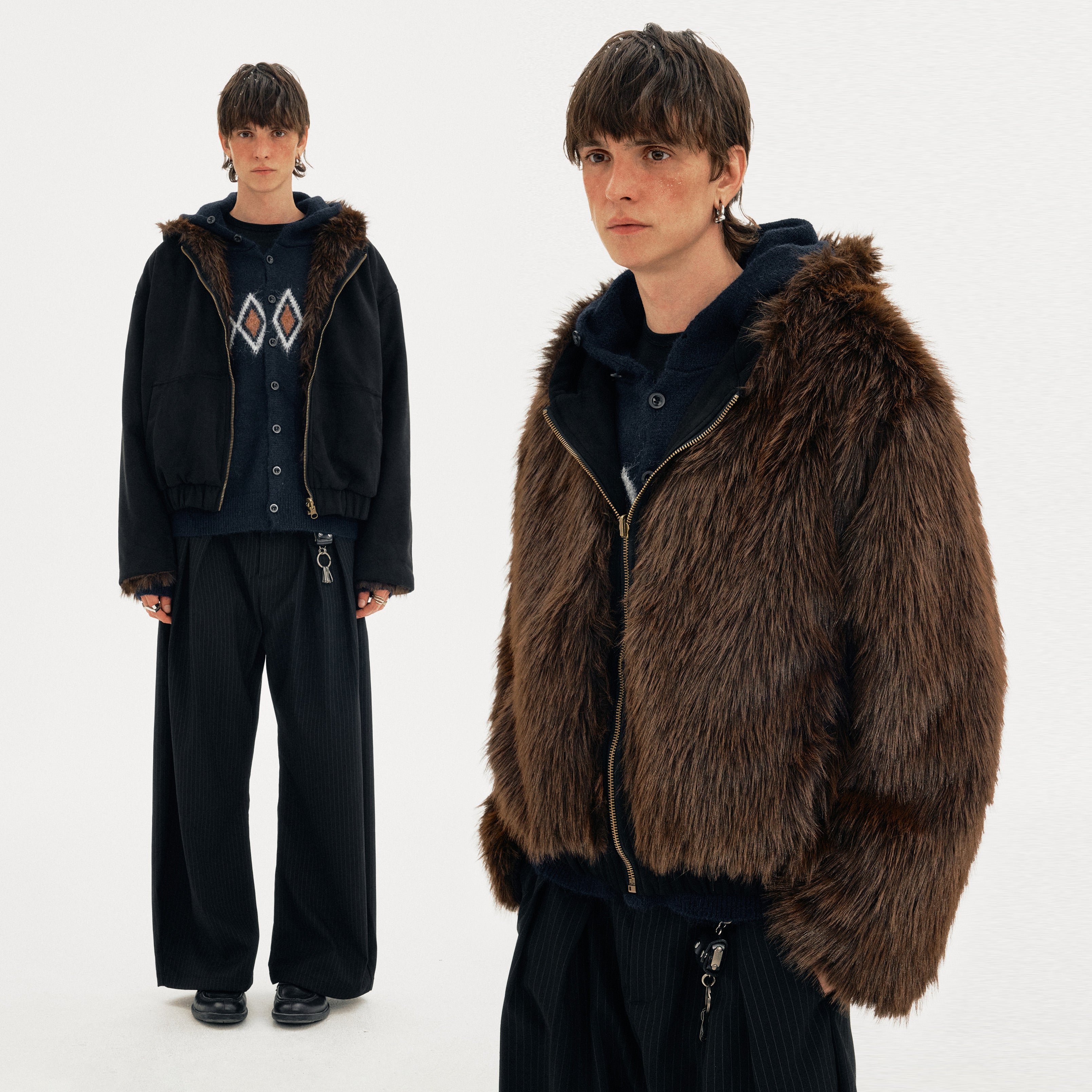 MADWITCH VELVET SHEAR JACKET #BBX2551