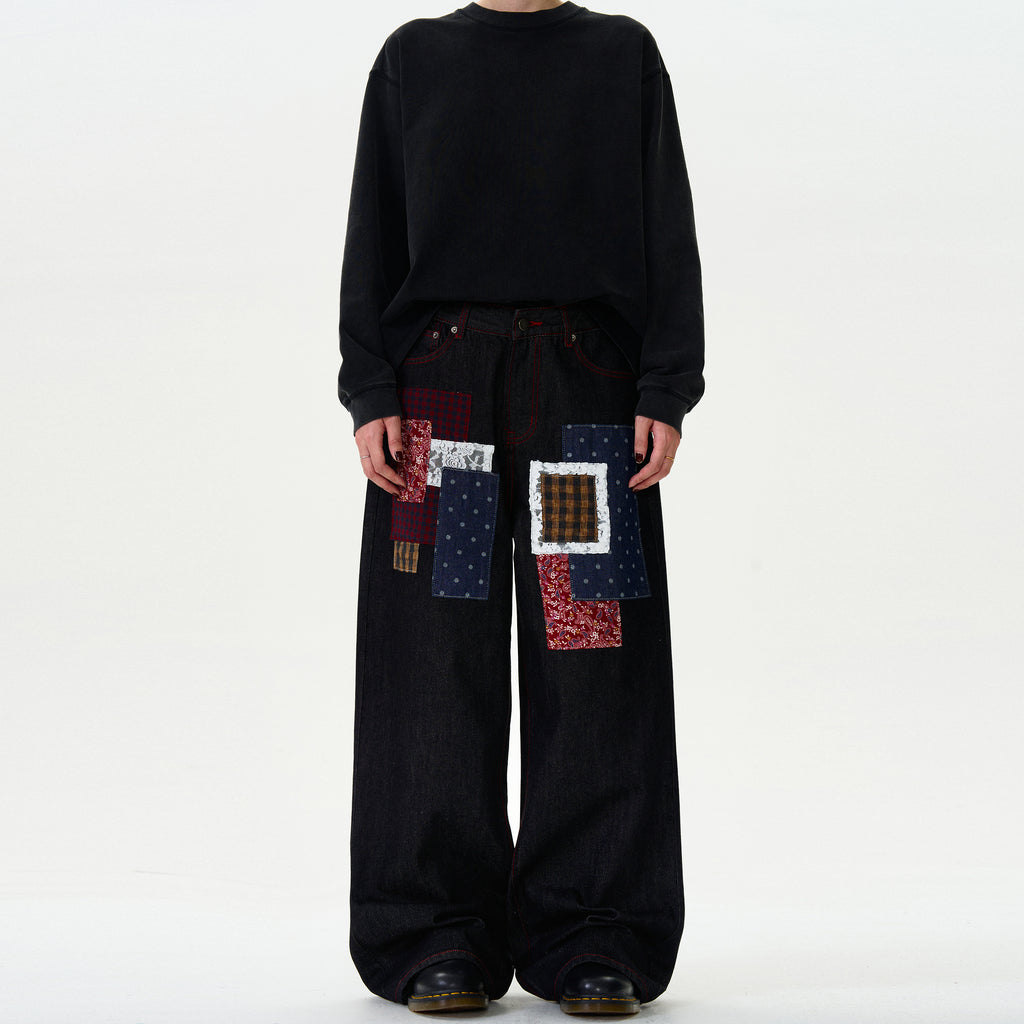 MADWITCH PATCHWORK ORIGINAL DENIM JEANS #WHOA077