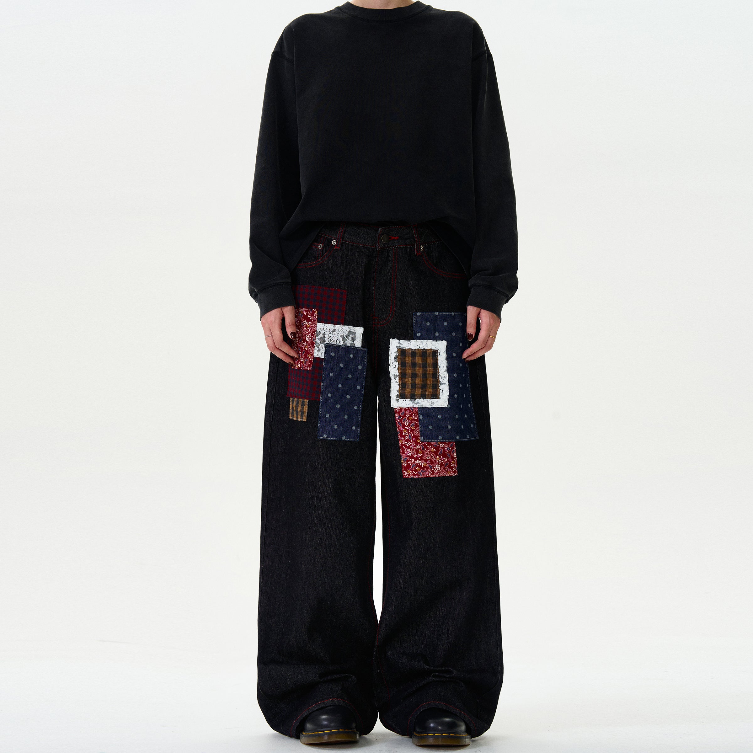 MADWITCH PATCHWORK ORIGINAL DENIM JEANS #WHOA077