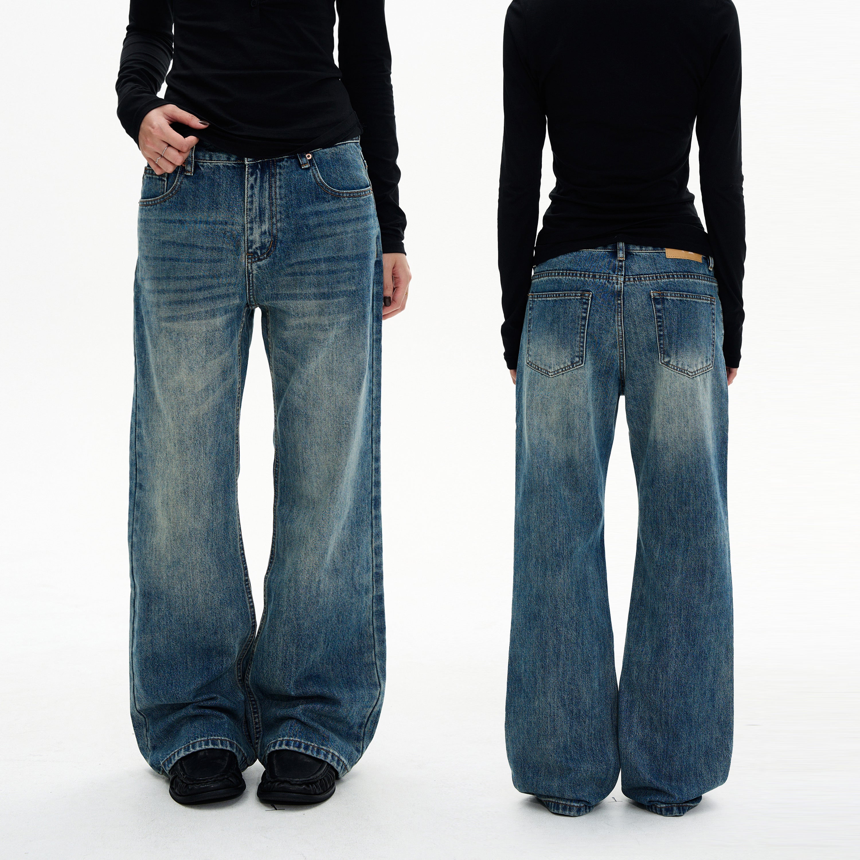 MADWITCH AGED STRAIGHT DENIM #N5531