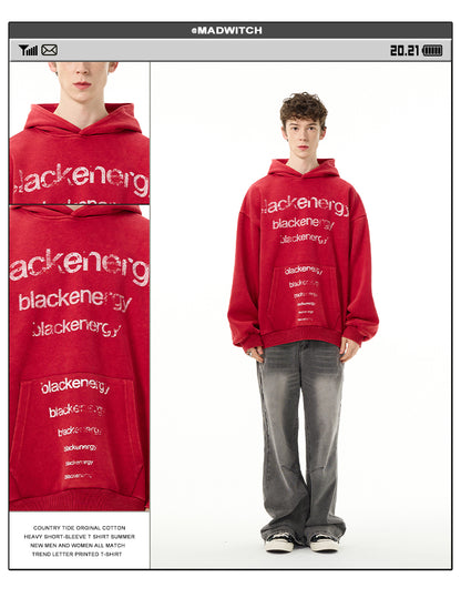 MADWITCH WASH HOODIE SWEATSHIRT #BC427H