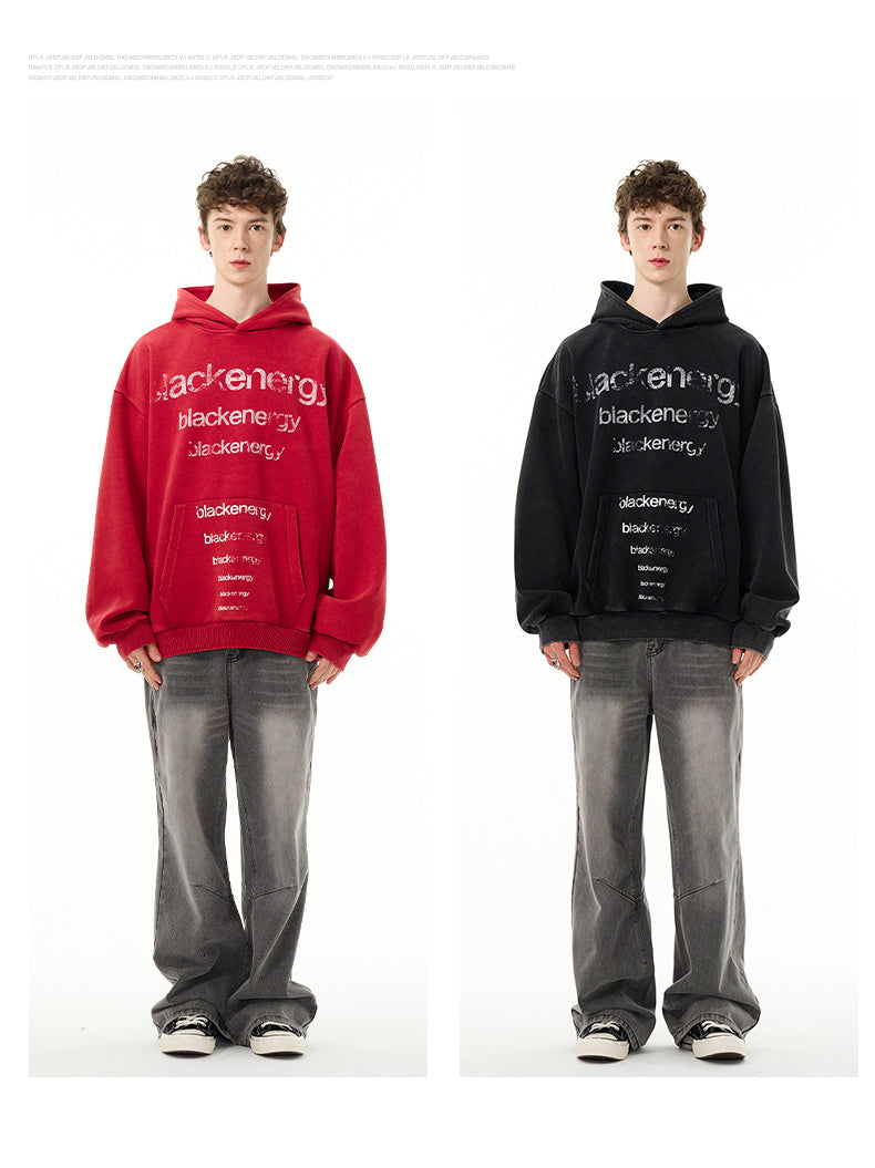 MADWITCH WASH HOODIE SWEATSHIRT #BC427H