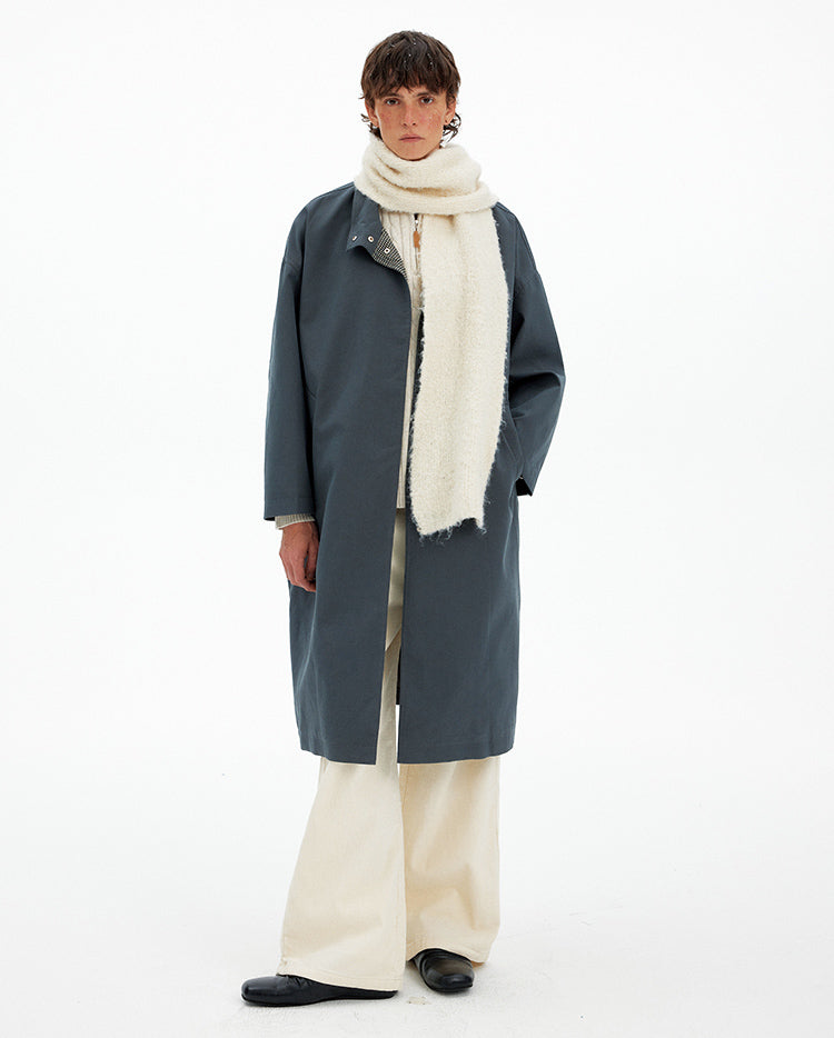 MADWITCH ATMOSPHERIC PLAID LONG COAT #NZ102