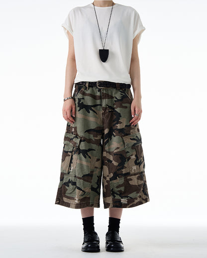 MADWITCH DISTRESSED CAMO CARGO #CK3512D