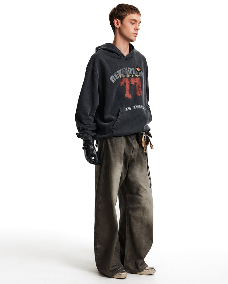 MADWITCH VINTAGE LOGO HOODIE #25119