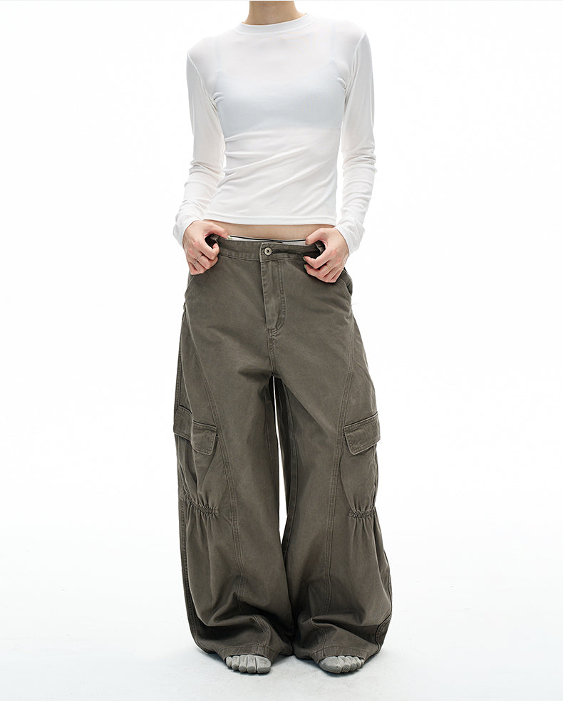 MADWITCH PLEAT CARGO PANTS #6230