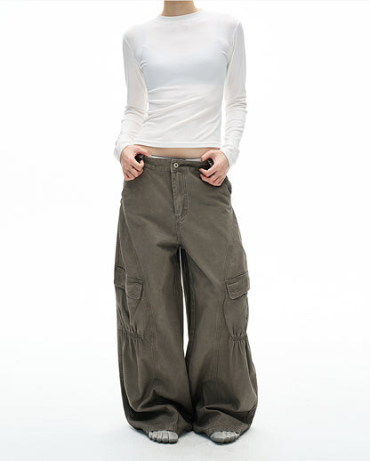 MADWITCH PLEAT CARGO PANTS #6230