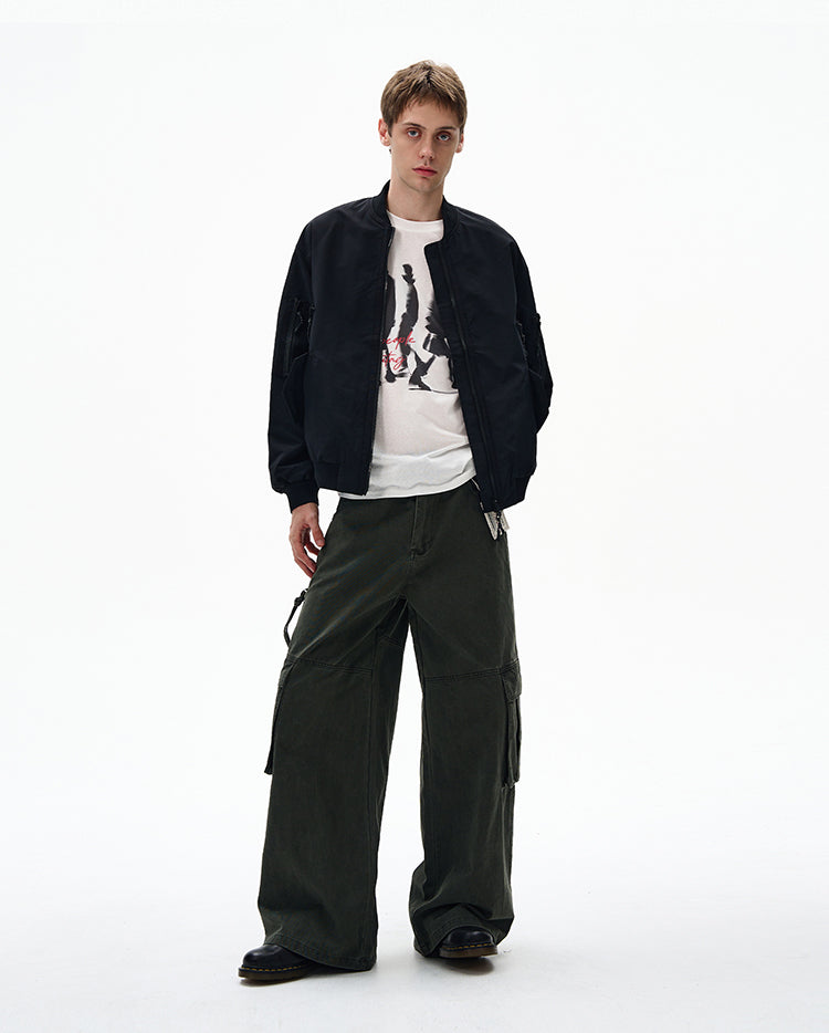 MADWITCH UNISEX CASUAL BOMBER JACKET #RW154