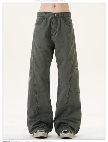 MADWITCH STRAIGHT CASUAL PANTS #D1633