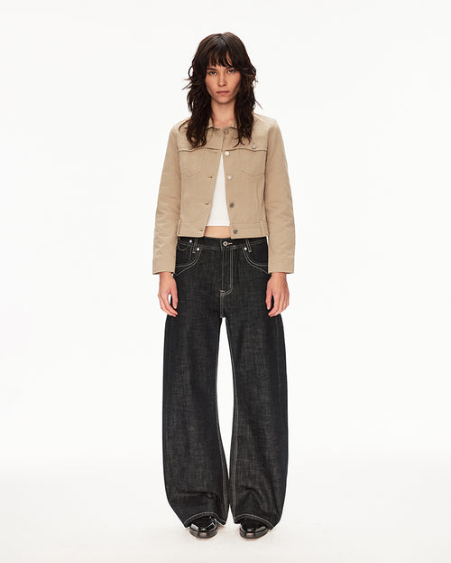 MADWIT VINTAGE RAW WIDE JEANS #GPC9782