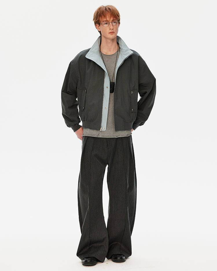 MADWITCH REVERSIBLE COLORBLOCK JACKET #2629