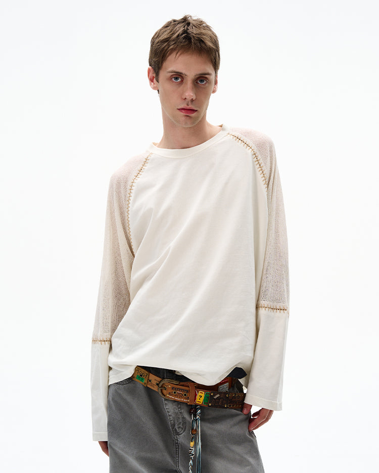 MADWITCH CONSTRUCTION KNIT TOP #OY2516