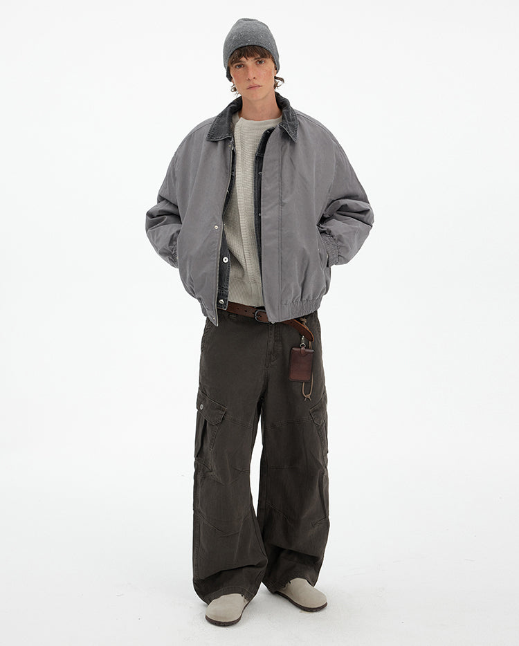 MADWITCH RETRO LAYERED PUFFER JACKET #UN25013