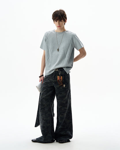 MADWITCH PATCHWORK CASUAL TEE #251410