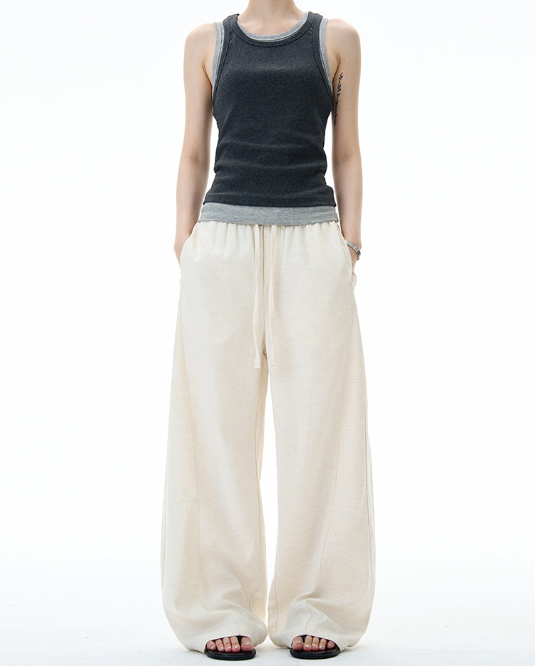 MADWITCH MINIMALIST WIDE LEG PANTS #DS2512