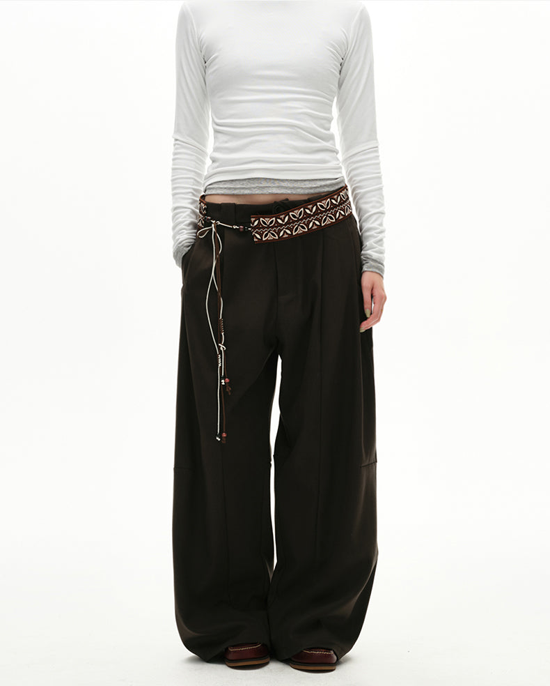 MADWITCH PLEAT DRAPE TROUSERS #UTU032