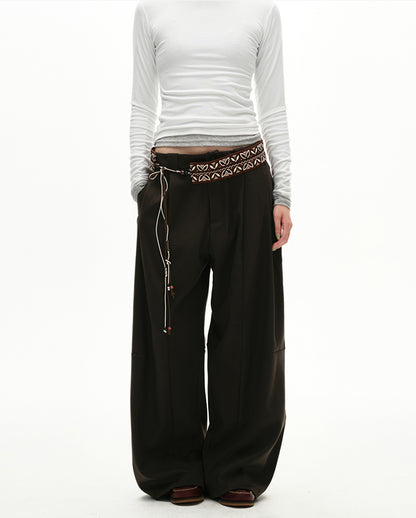 MADWITCH PLEAT DRAPE TROUSERS #UTU032