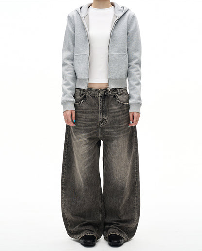 MADWITCH VINTAGE WASHED CARGO JEANS #GPC5518