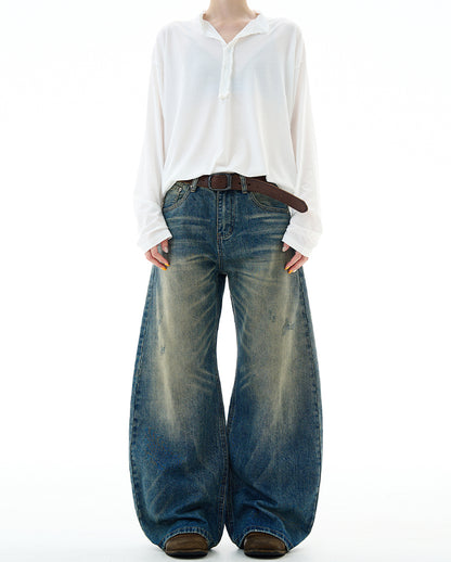 MADWITCH UNISEX CLASSIC RETRO DENIM JEANS #G6868