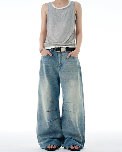 MADWITCH TEXTURED DESIGN JEANS #F9052