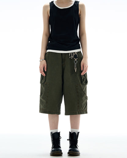 MADWITCH STREET STYLE CASUAL SHORTS #DK113