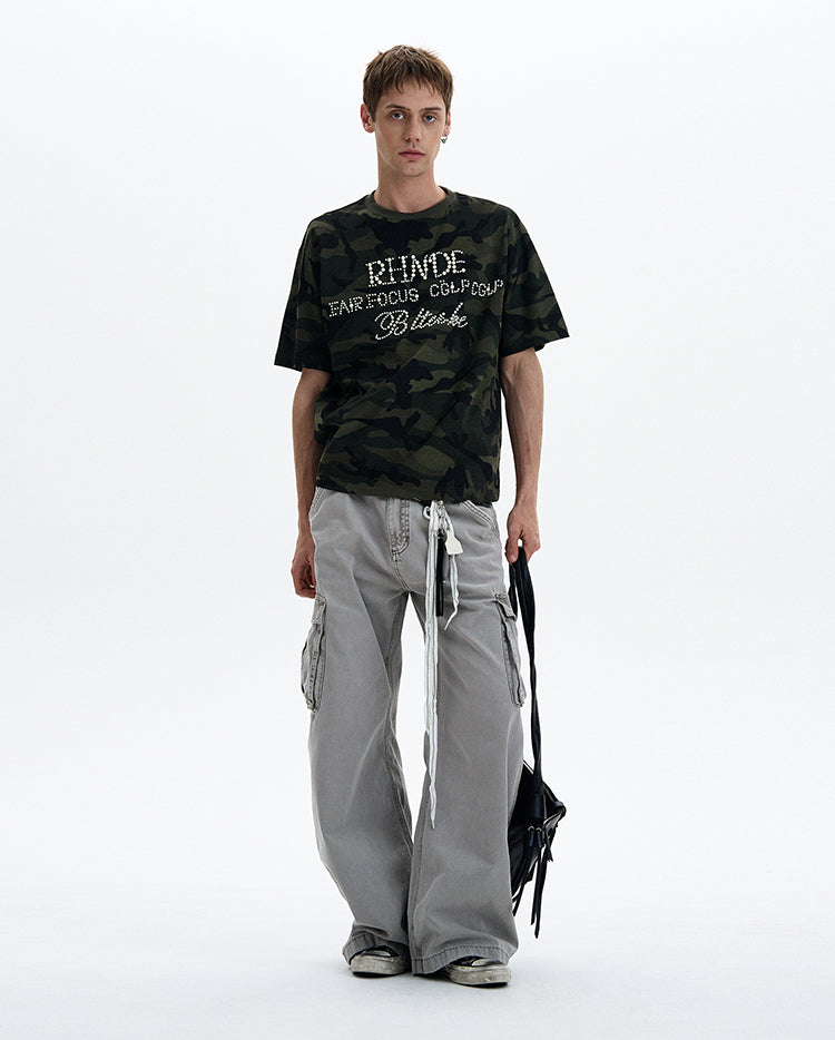 MADWITCH PEARL STUD TEE #L954