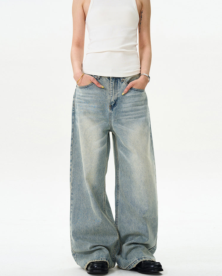 MADWITCH CLASSIC WASHED JEANS #F9020