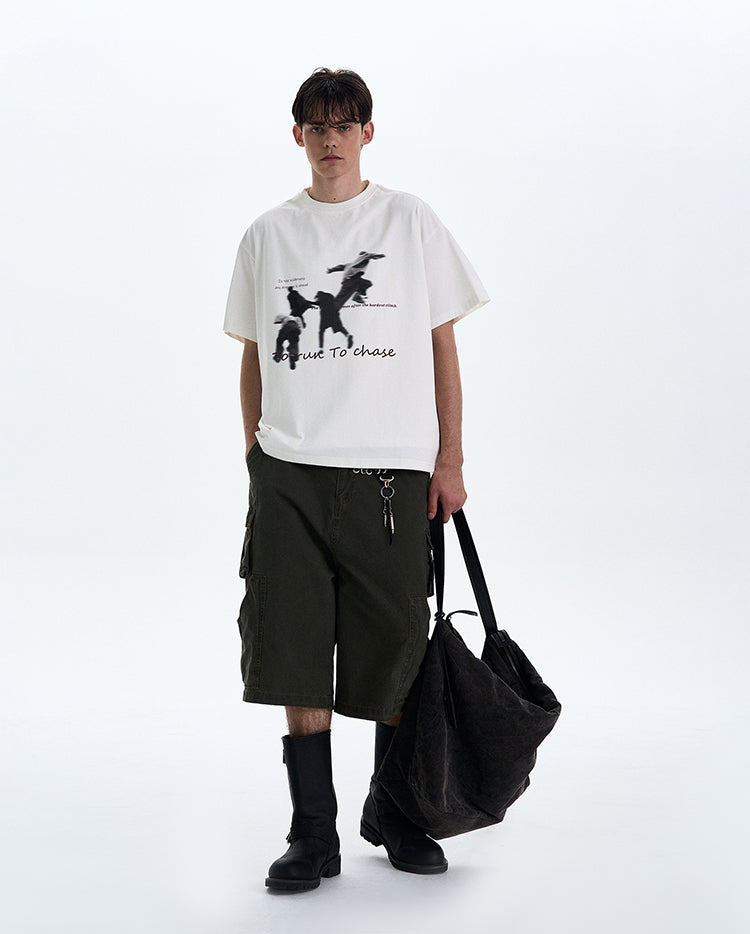 MADWITCH STREET STYLE PRINT TEE #RT196