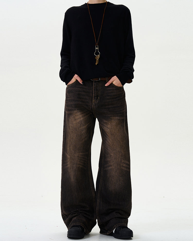 MADWITCH RETRO FLARED JEANS #G903