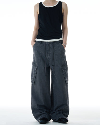 MADWITCH MULTI-POCKET CARGO PANTS #CK6616