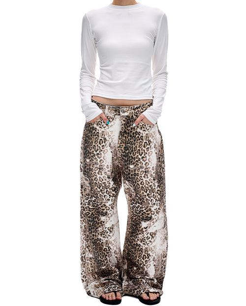 MADWITCH ARTISAN ANIMAL PRINT DENIM #DR6996