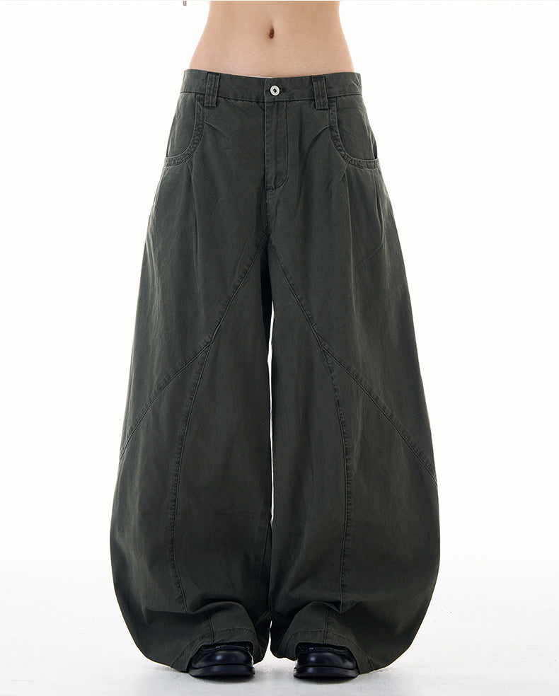 MADWITCH ASYMETRIC PANELED TROUSERS #CK6822